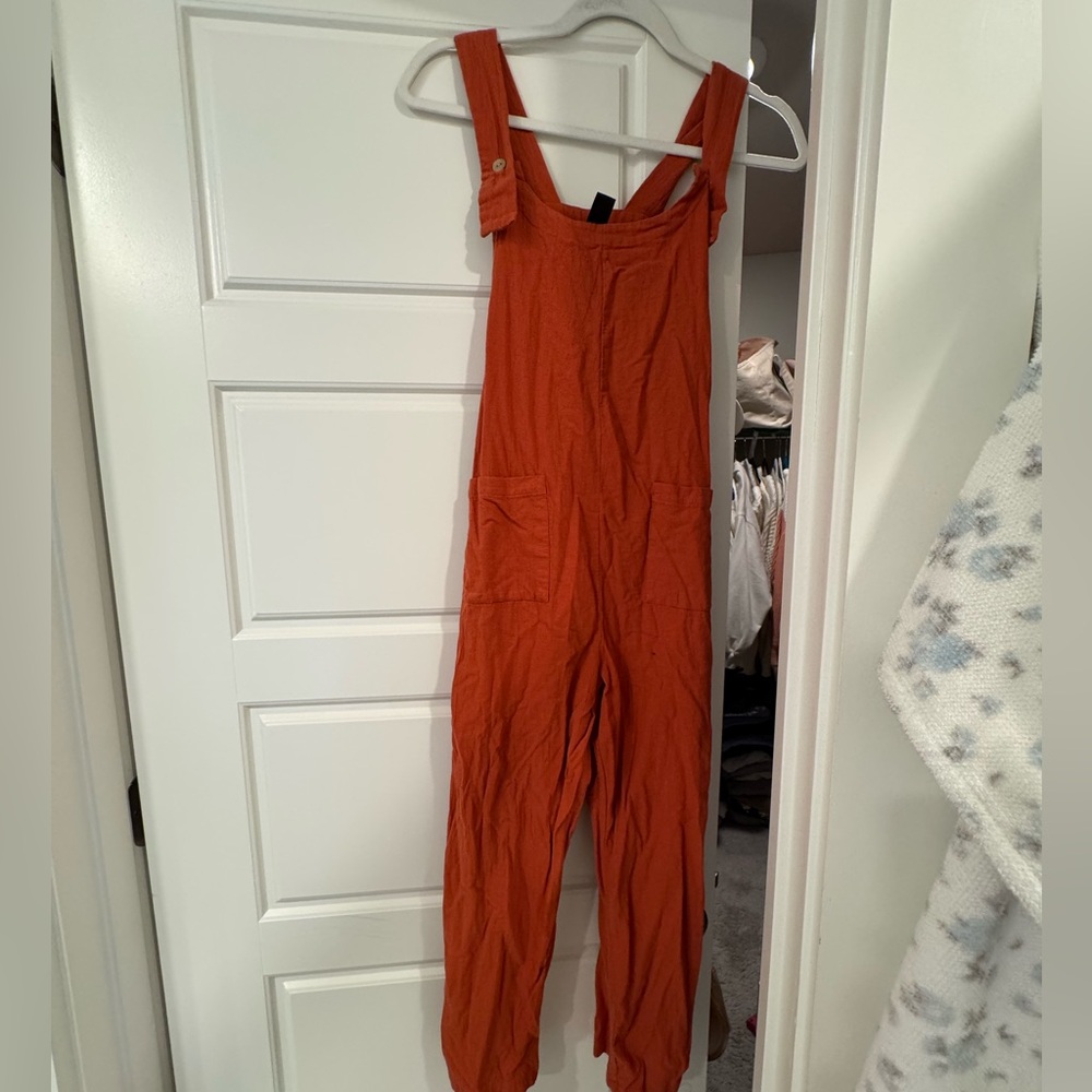 Rust Orange Overalls
